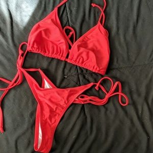 Red bikini